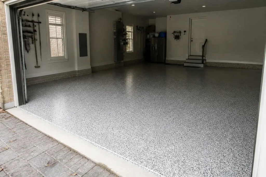 Garage floor coating in Alpharetta GA